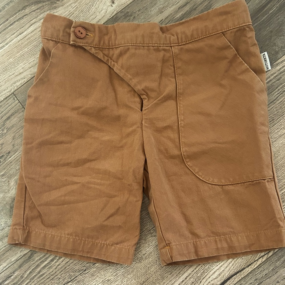 Motoreta tan cotton shorts boys size 5